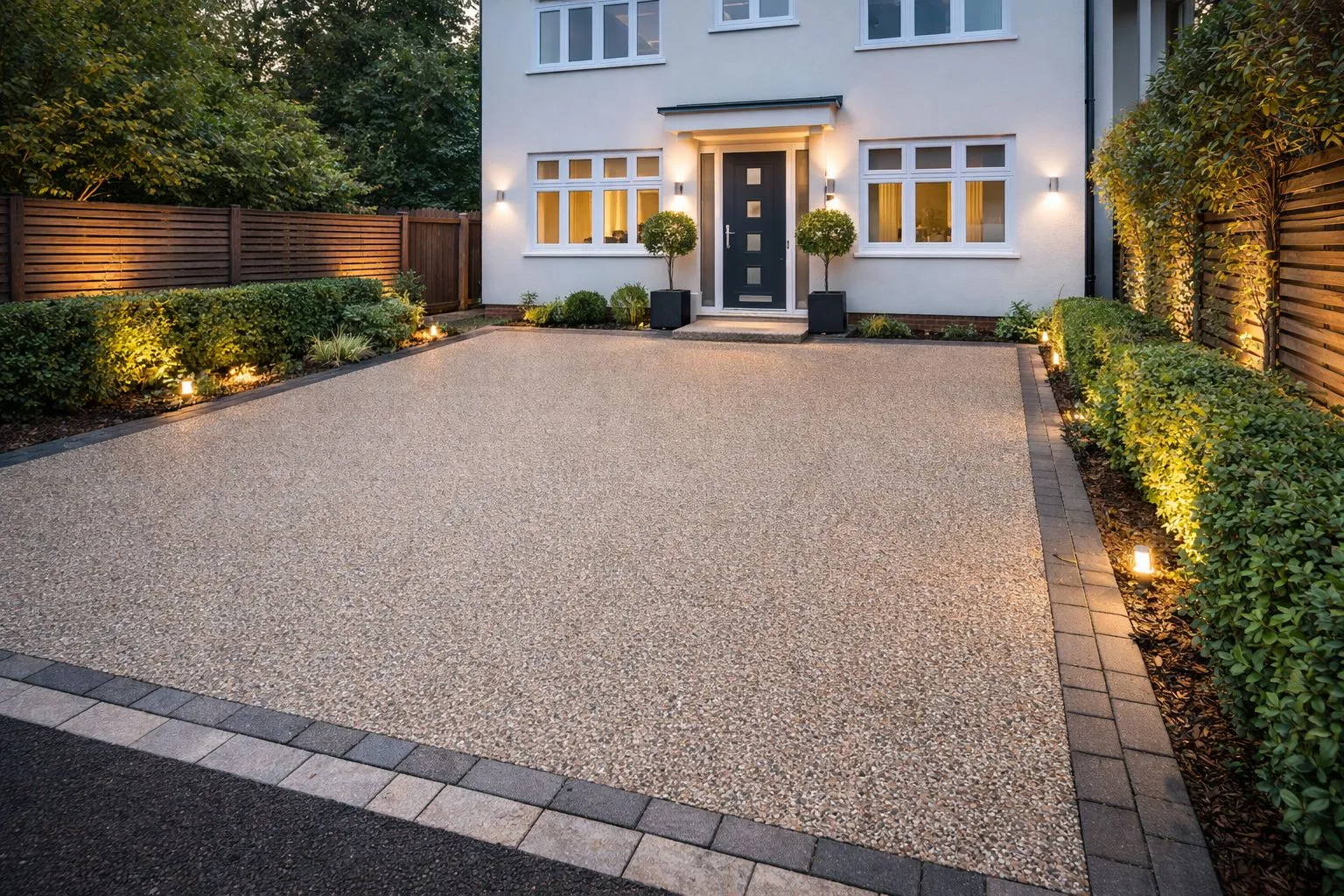Resin driveway installation in Barry